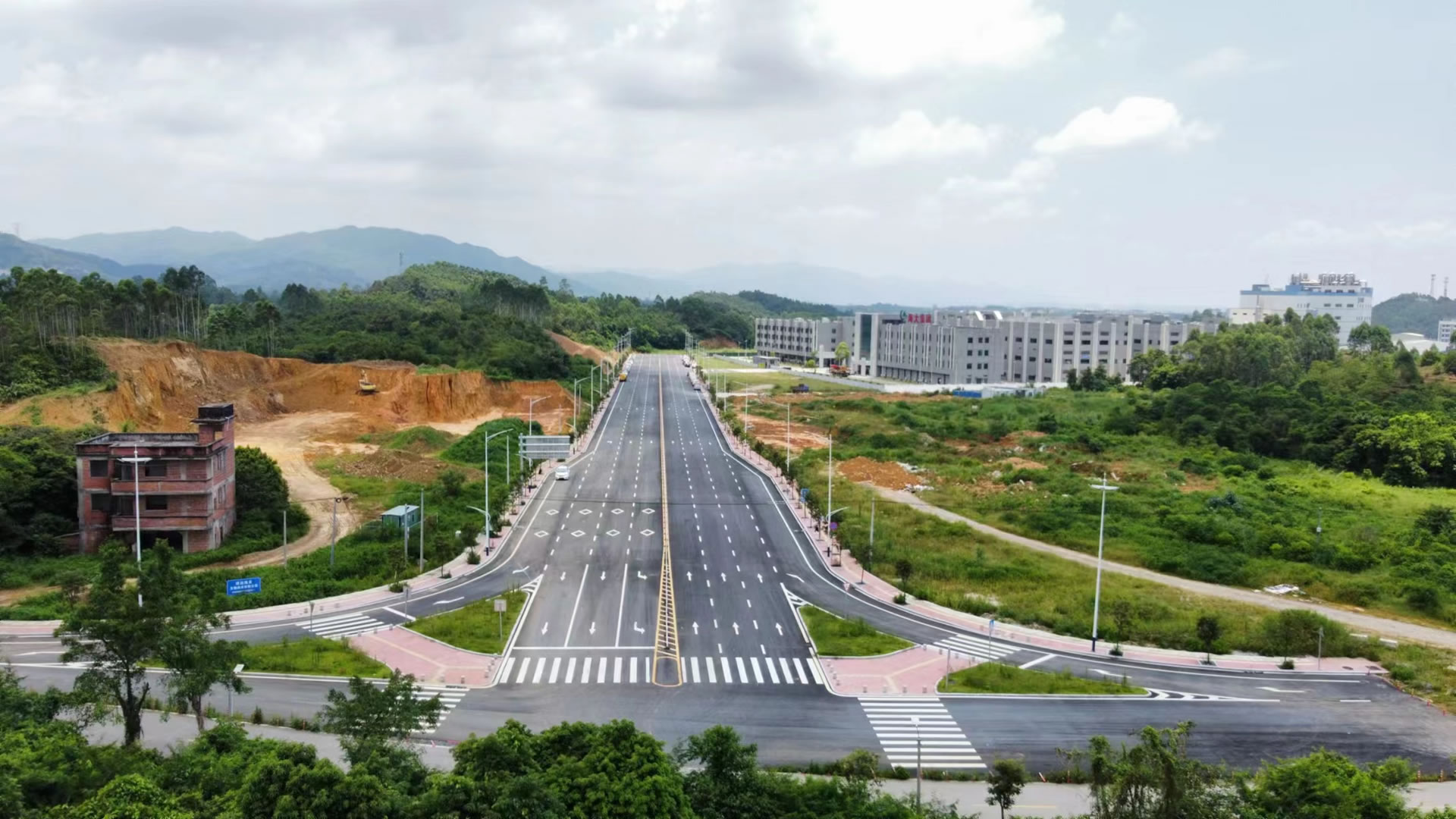 工业园集聚区富龙大道一期建设工程